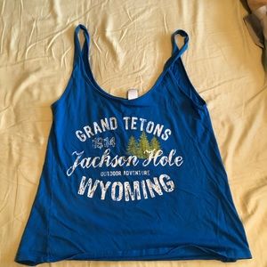 Grand Tetons National Park tank top